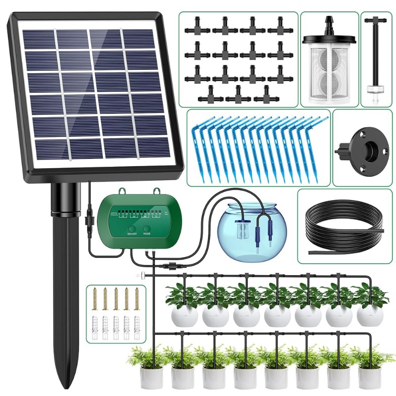 Automatic Plant Waterer - 냄비 식물을위한 내장 1800mAh 배터리 관개