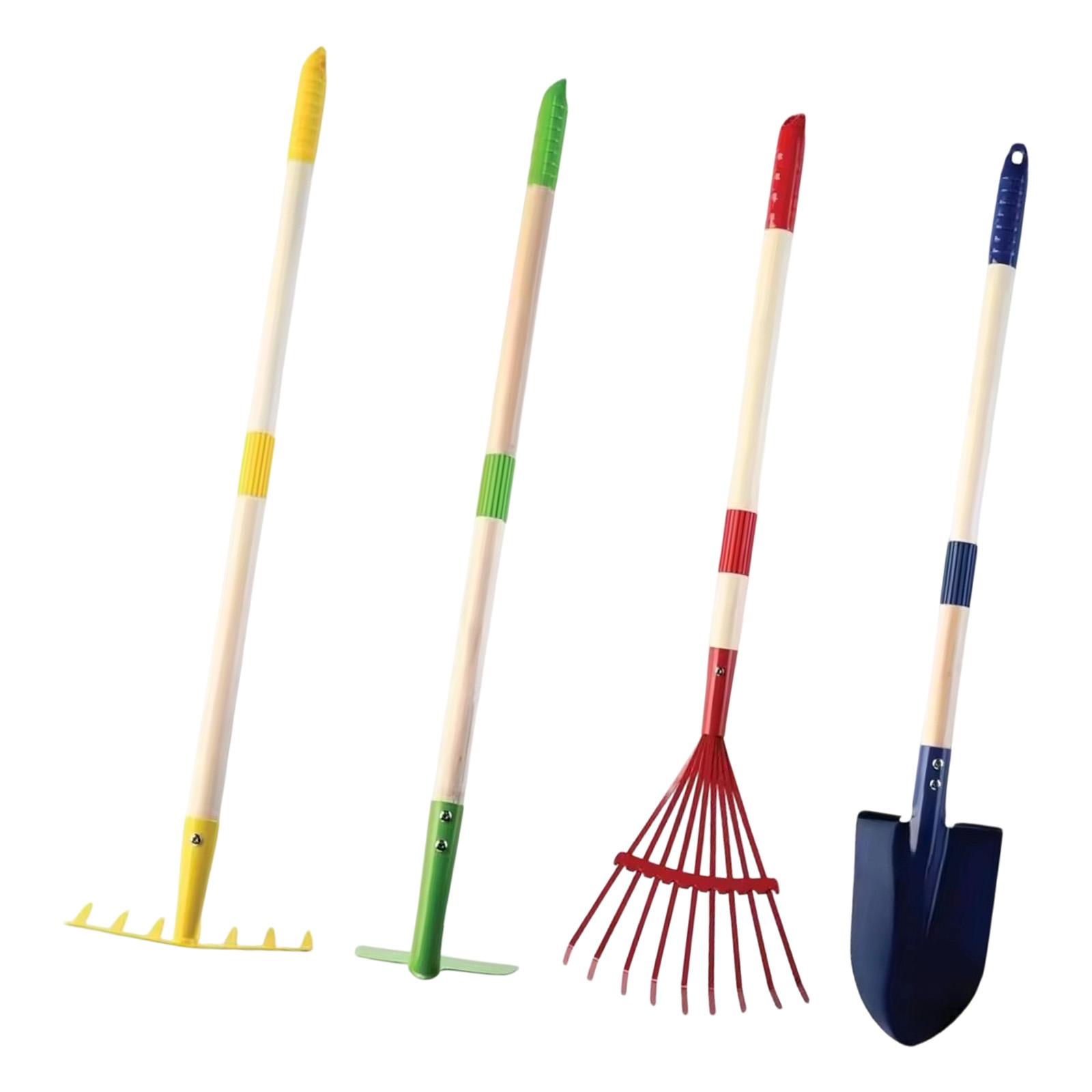 어린이용 미니 정원 도구 세트: 탄소강으로 제작된 갈퀴 - Gardening Tools Girls 리뷰 및 가격